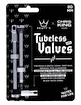 Zawór do systemu bezdętkowego PEATY'S  X chris king (mk2) silver tubeless valves - 80mm (ptv2-80-sil-12)