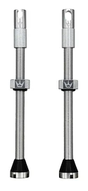 Zawór do systemu bezdętkowego PEATY'S X chris king (mk2) silver tubeless valves - 80mm (ptv2-80-sil-12)