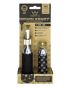 Zestaw głowicy CO2 z nabojami PEATY'S  Mtb (25g) - silver (ppr-hti-mtb-sil-12)