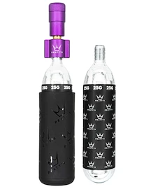 Zestaw głowicy CO2 z nabojami PEATY'S Mtb (25g) - violet (ppr-hti-mtb-vlt-12)
