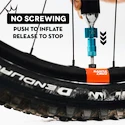Zestaw głowicy CO2 z nabojami PEATY'S  Road & gravel (16g) - slate (ppr-hti-rag-slt-12)
